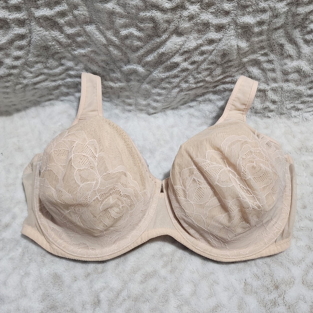 Wacoal Stark Beauty Underwire Bra Sz 38DD 855225 Sand